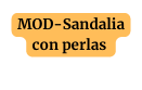 MOD Sandalia con perlas